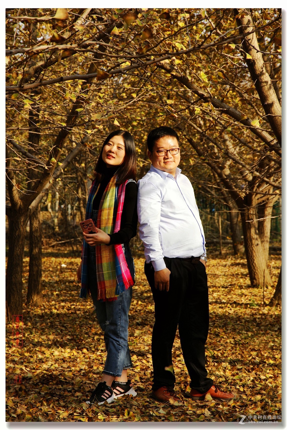 #佳能月赛-一叶知秋#邳州银杏林人像