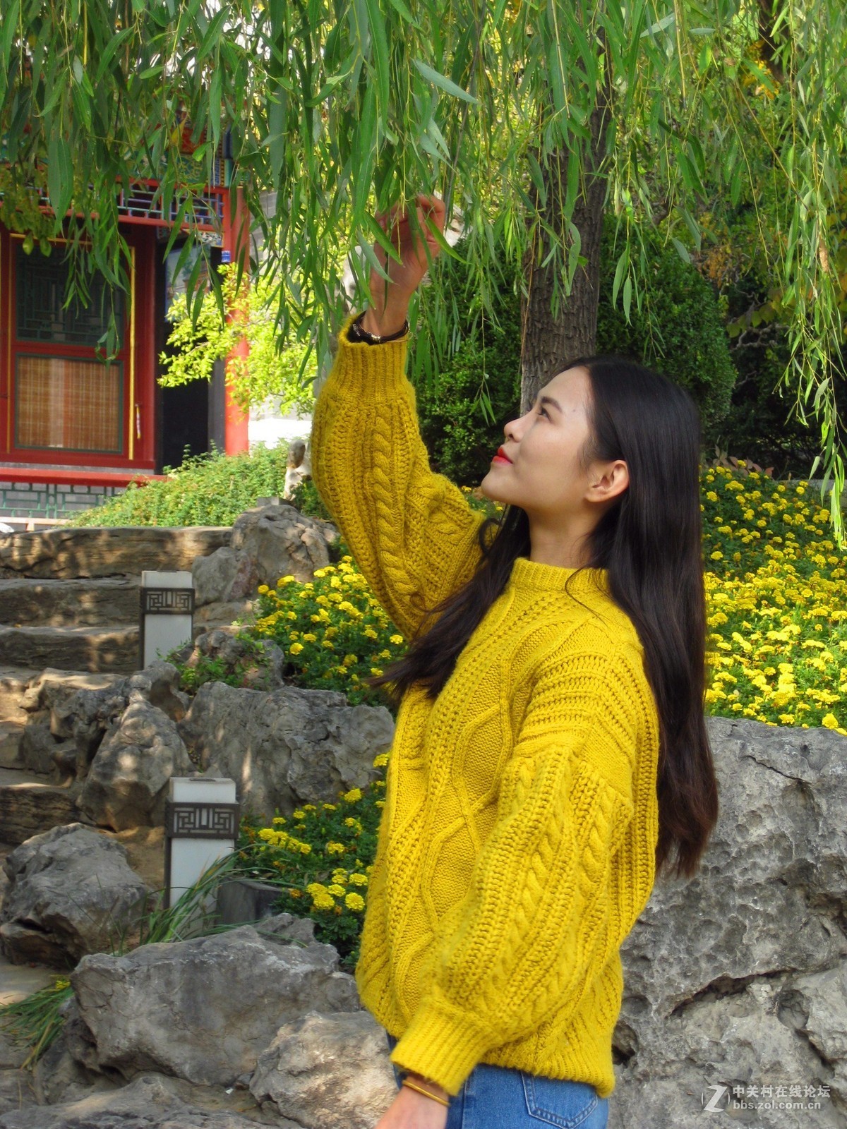 #佳能EOS R我的视角#园博园里拍美女