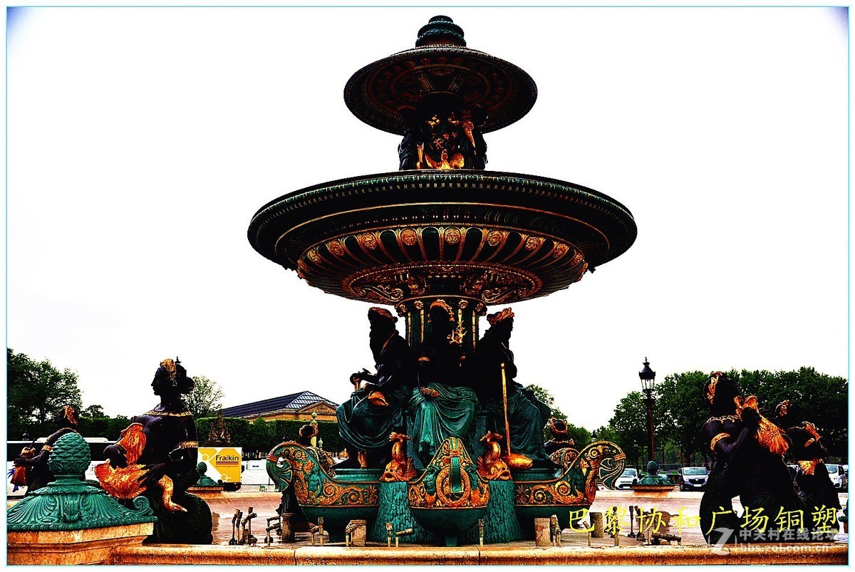 巴黎市景 埃菲尔铁塔 凯旋门等