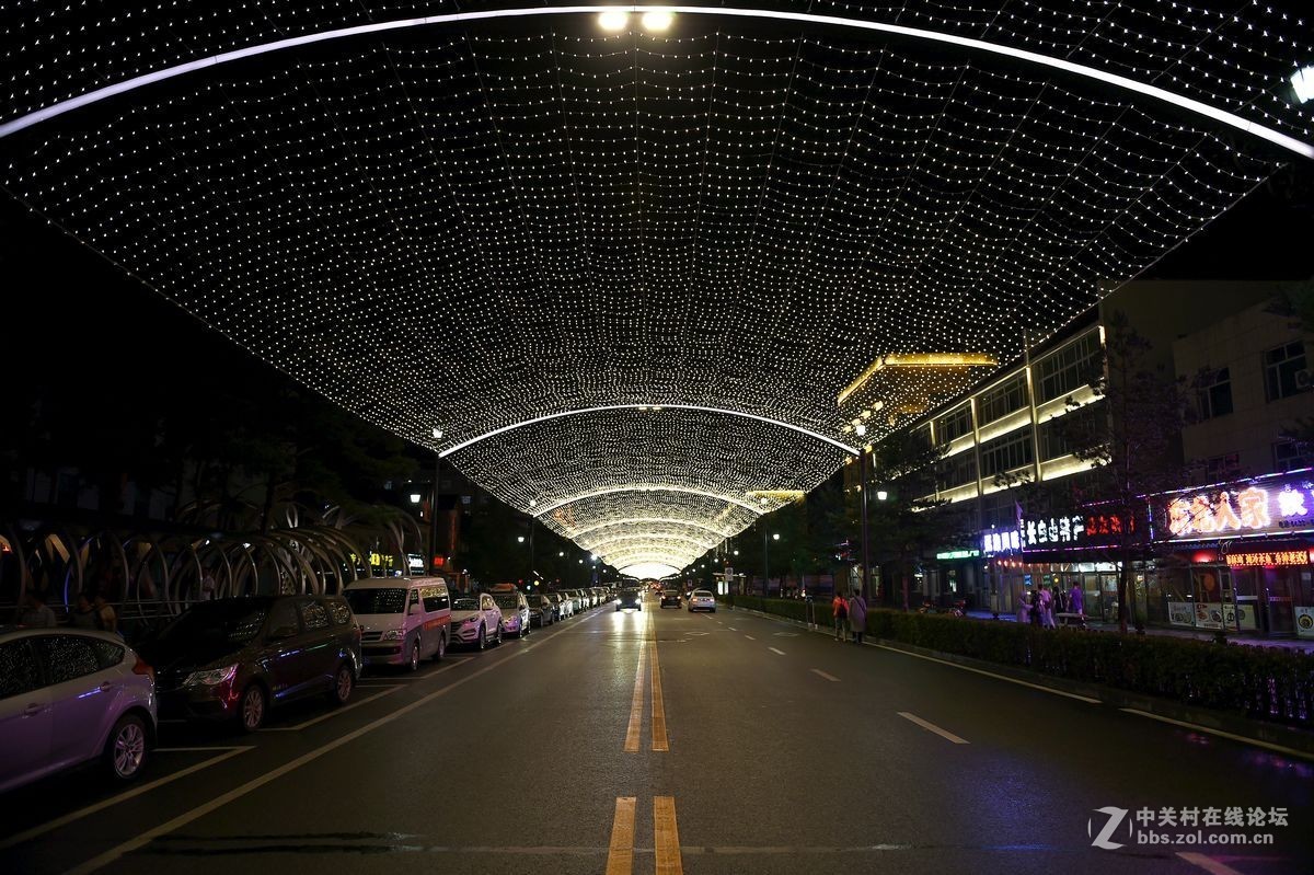 长白山脚下二道白河镇——夜景