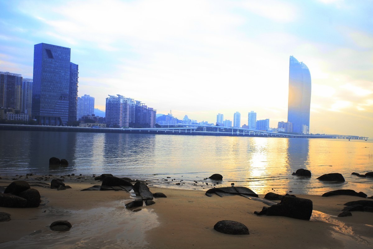 美丽的厦门鼓浪屿海边风光摄影