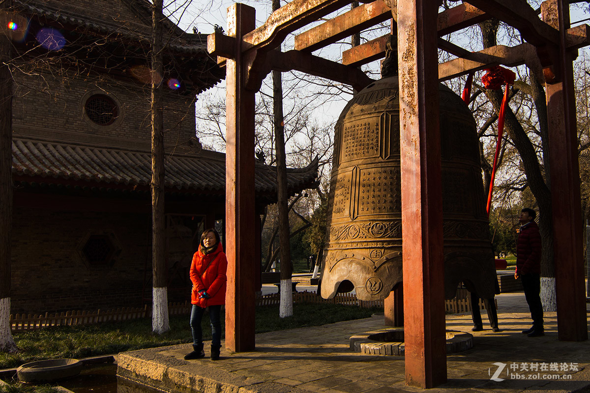 冬日里的西安小雁塔