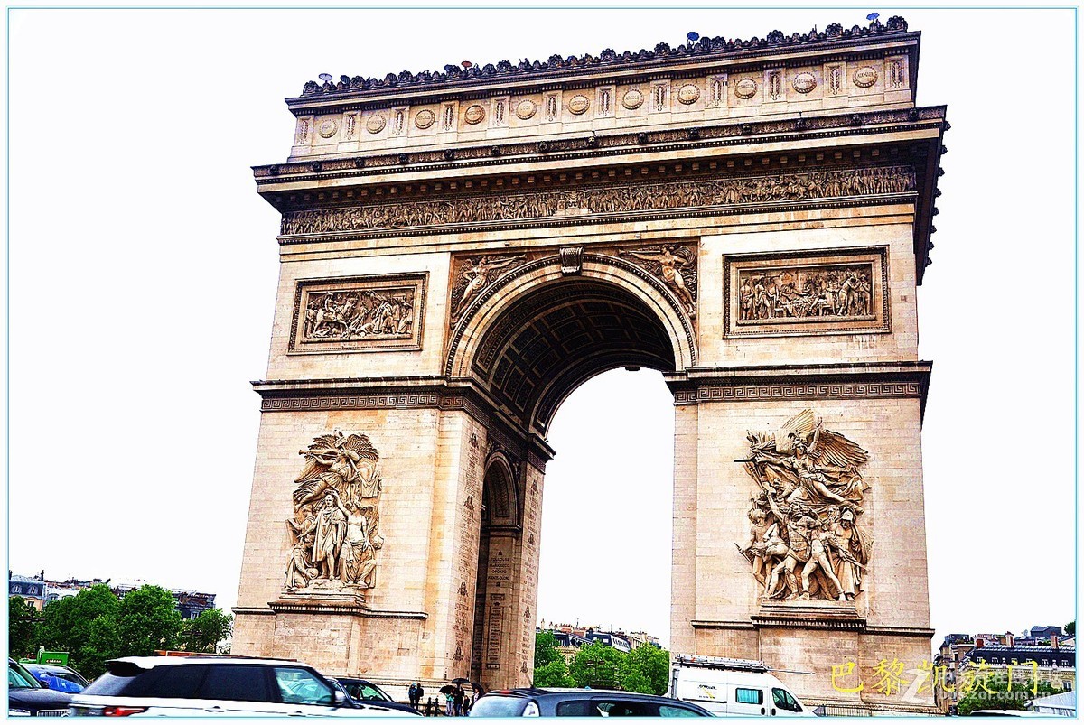 巴黎市景 埃菲尔铁塔 凯旋门等