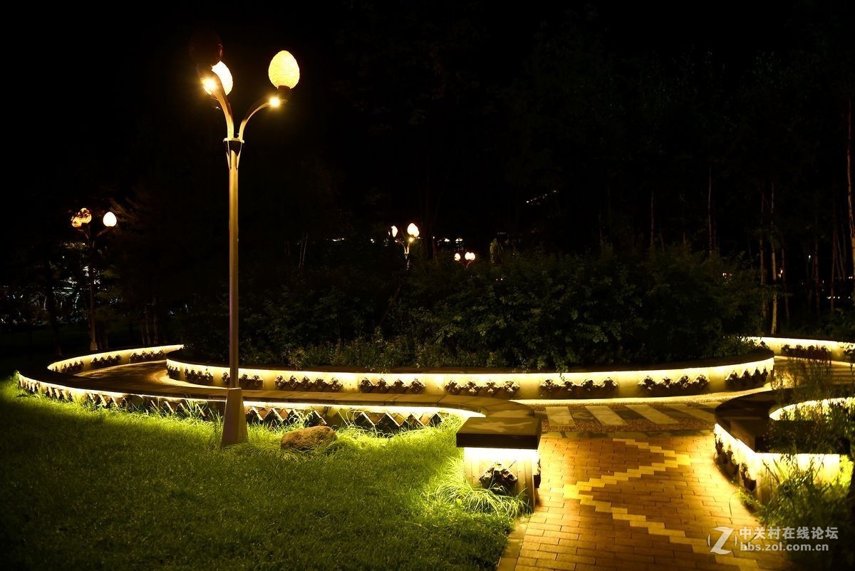 长白山脚下二道白河镇——夜景