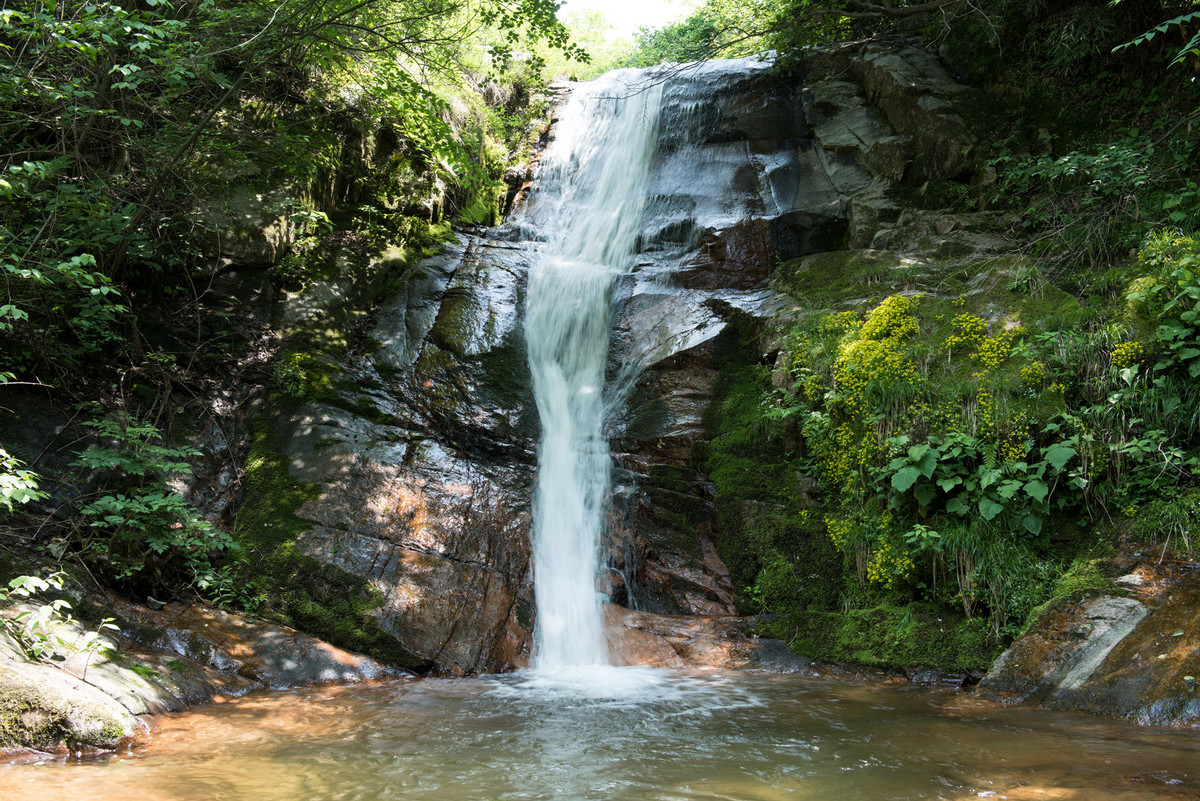 宝鸡风光尖山瀑布
