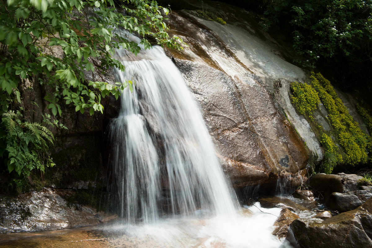 宝鸡风光尖山瀑布
