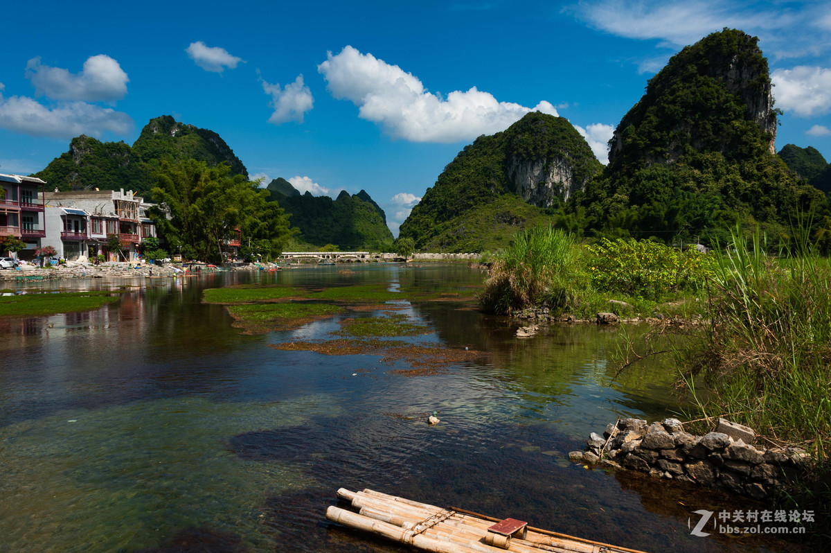 靖西山清水秀美鹅湖