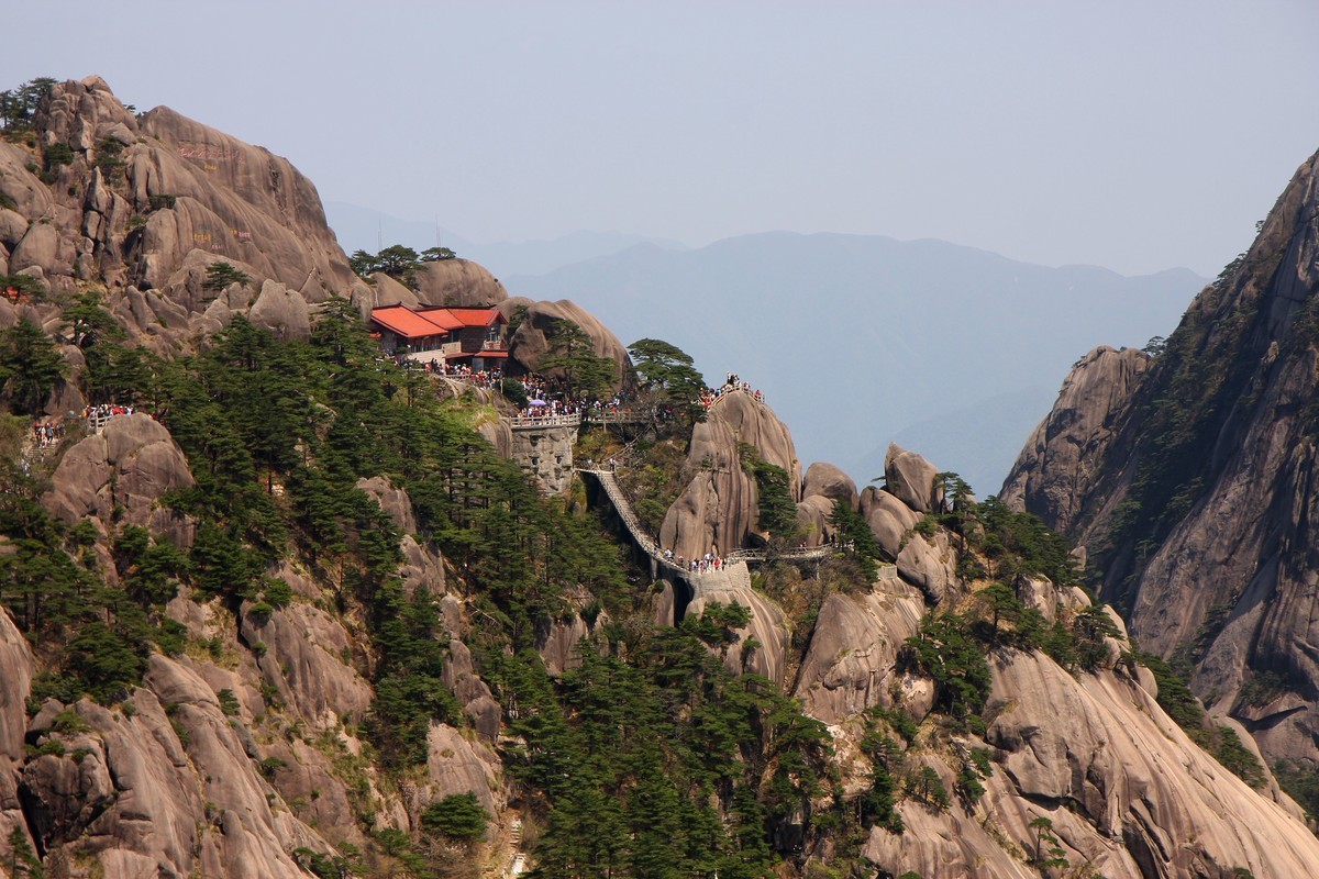 2018年4月贛北皖南25日自由行黃山玉屏景區