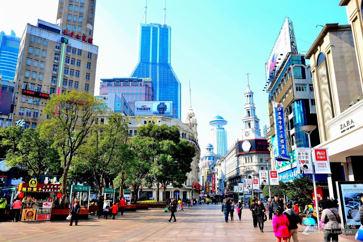 上海风情南京路步行街
