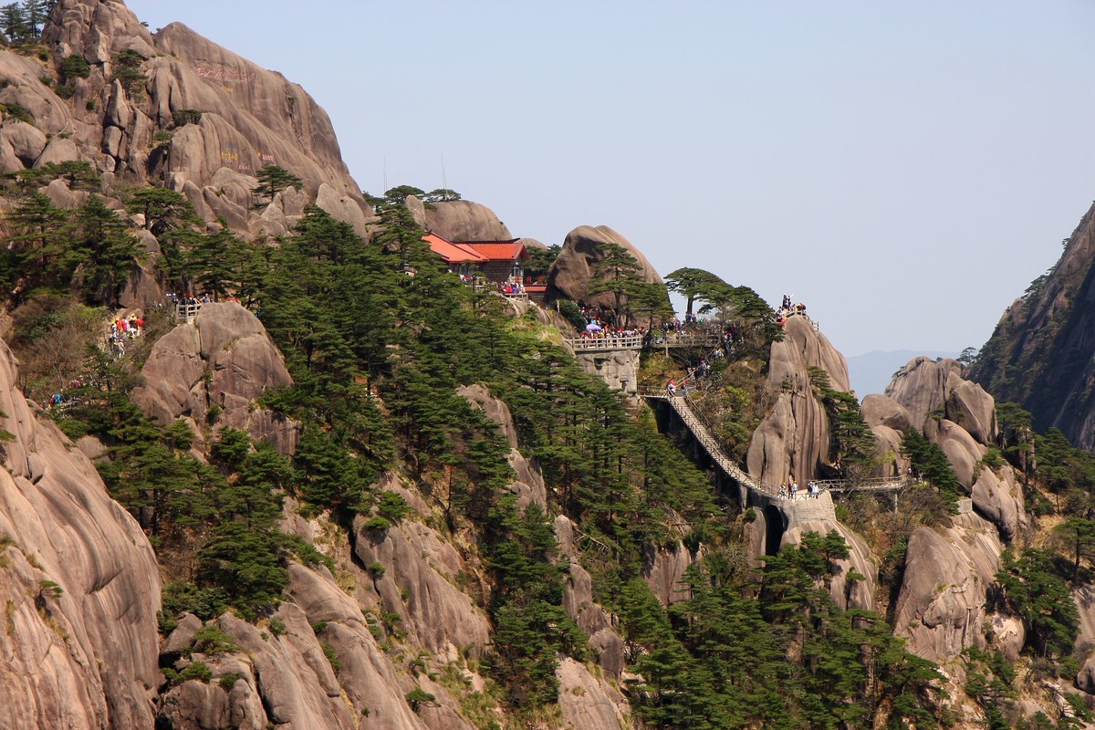 2018年4月贛北皖南25日自由行黃山玉屏景區