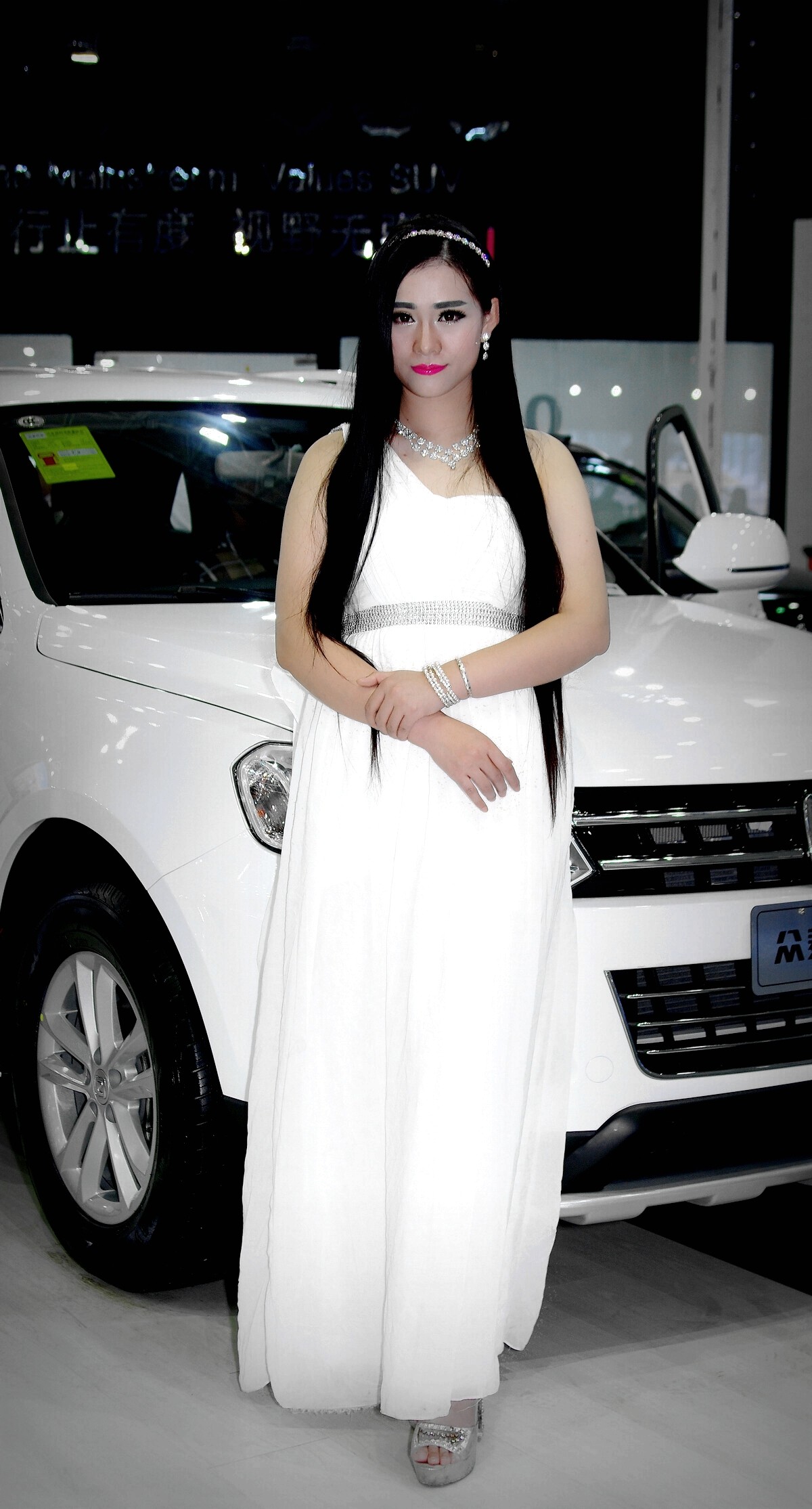 金秋国庆，车模美女！