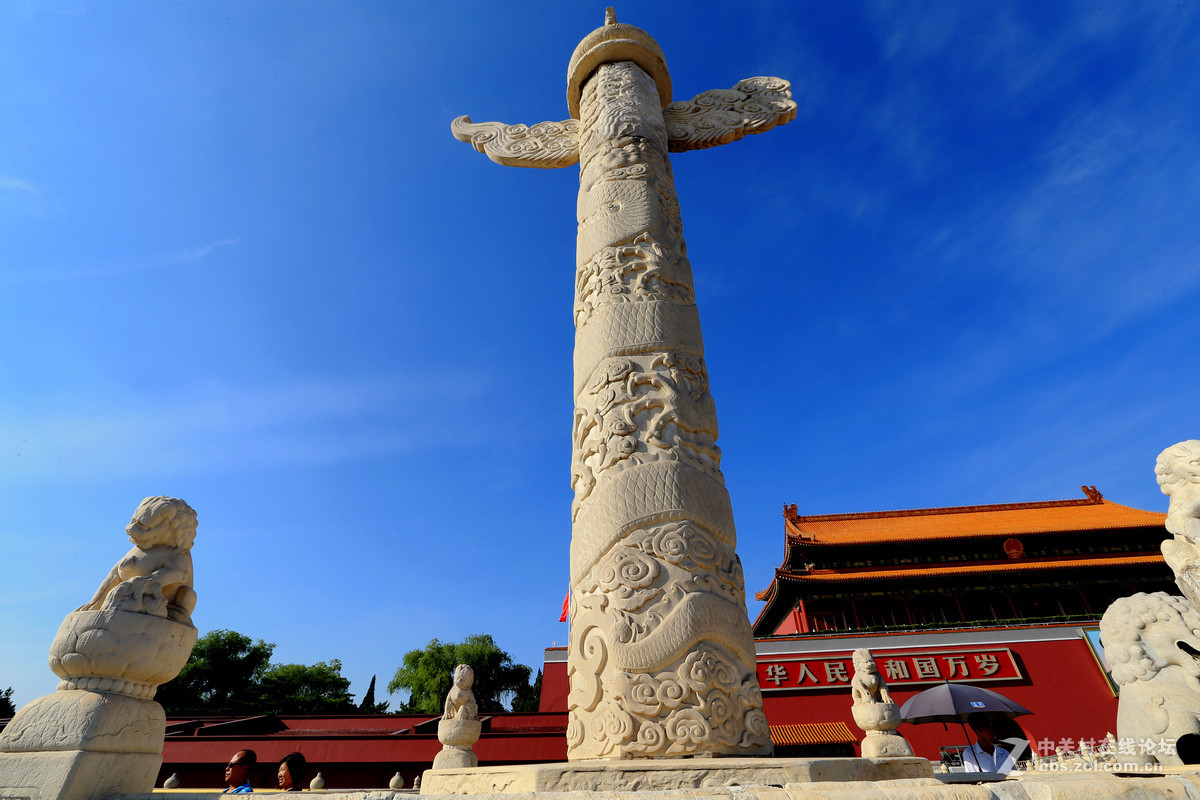 天 安 门前的华表-中关村在线摄影论坛