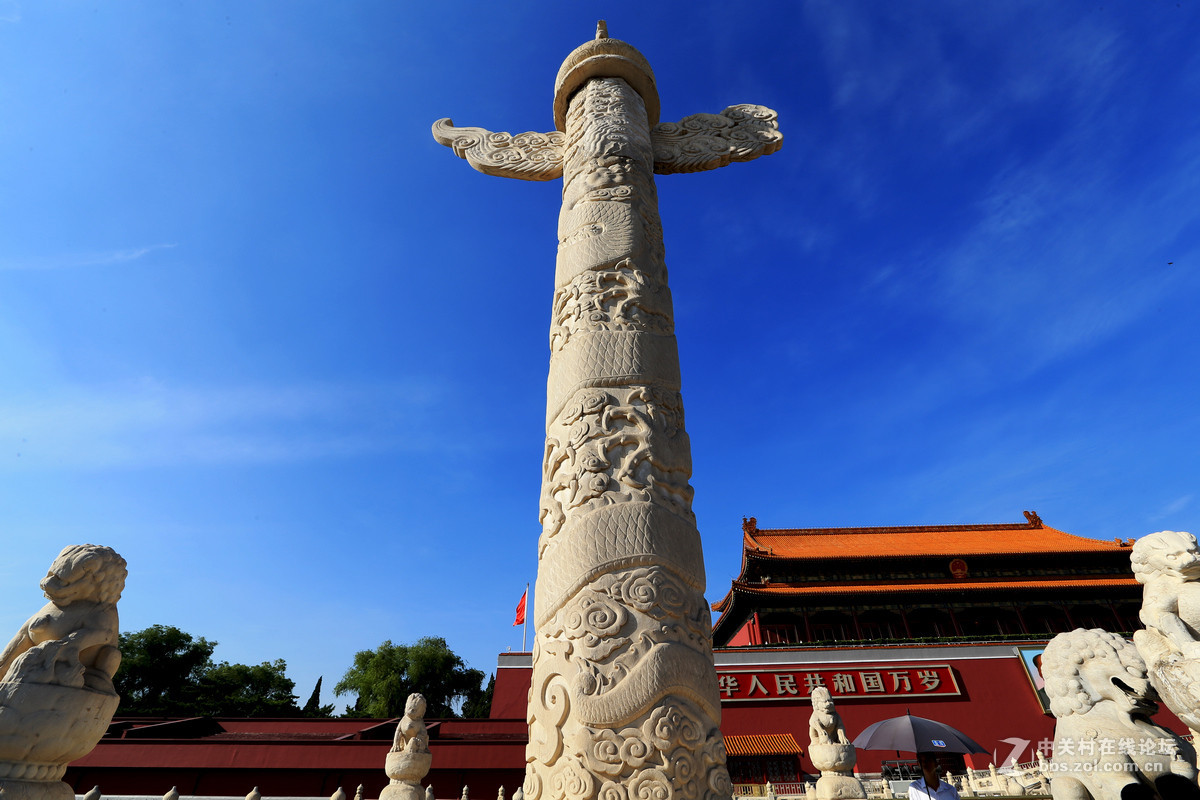 天 安 门前的华表-中关村在线摄影论坛