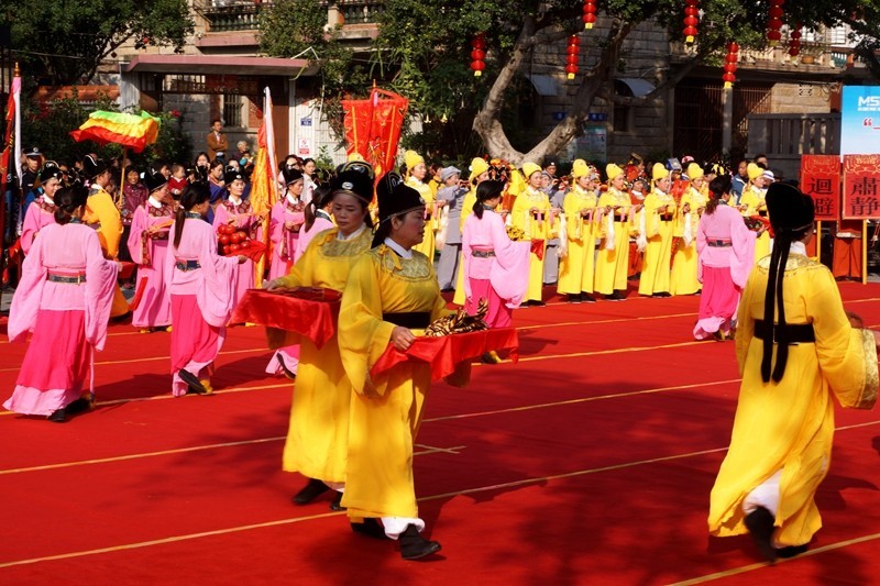 泉州第三届海上丝绸之路国际艺术节九日山仿古祈风仪式