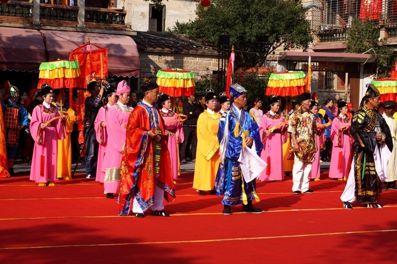 泉州第三届海上丝绸之路国际艺术节九日山仿古祈风仪式