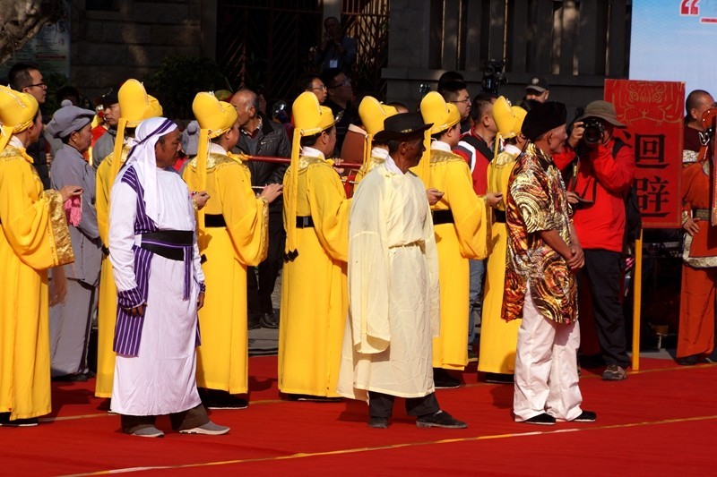 泉州第三届海上丝绸之路国际艺术节九日山仿古祈风仪式