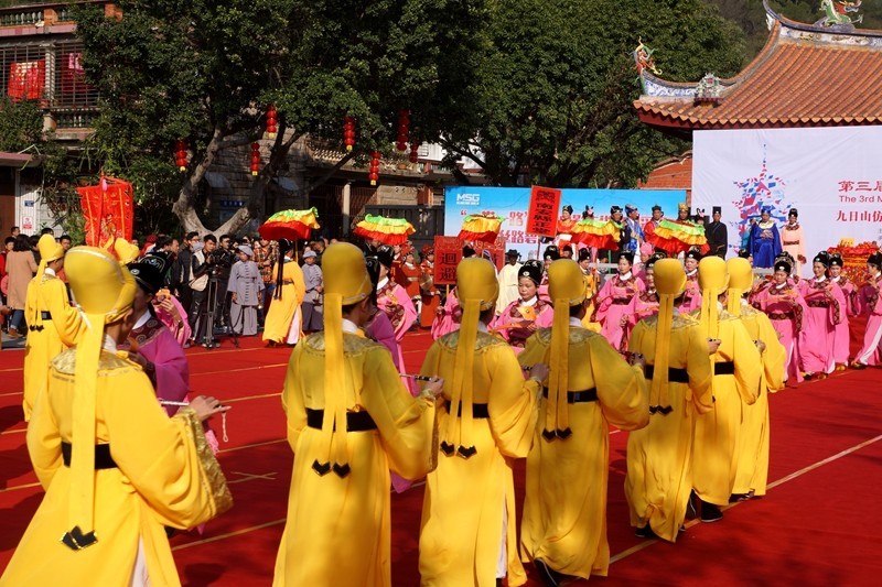 泉州第三届海上丝绸之路国际艺术节九日山仿古祈风仪式