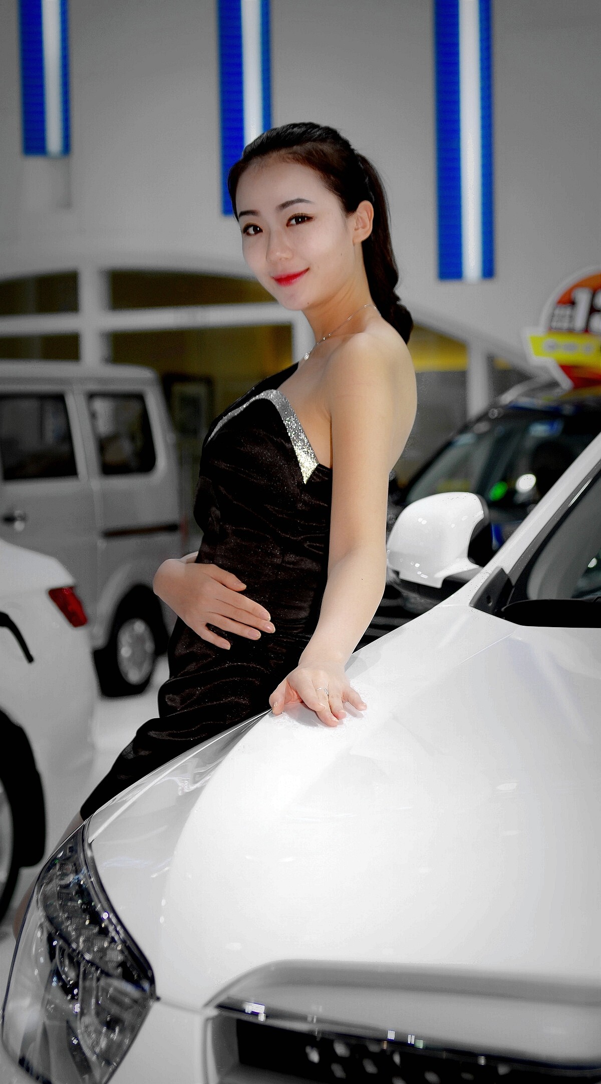 金秋国庆，车模美女！