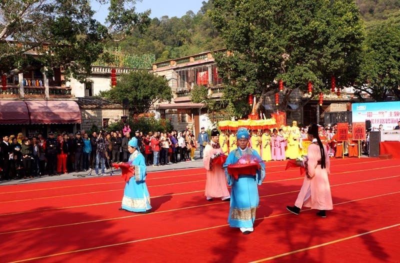 泉州第三届海上丝绸之路国际艺术节九日山仿古祈风仪式