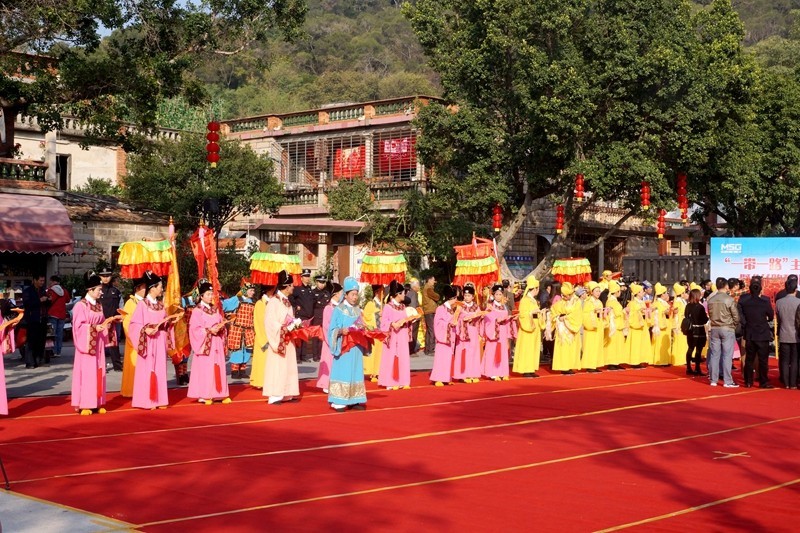 泉州第三届海上丝绸之路国际艺术节九日山仿古祈风仪式