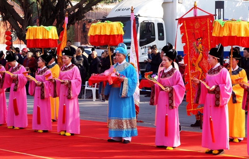 泉州第三届海上丝绸之路国际艺术节九日山仿古祈风仪式