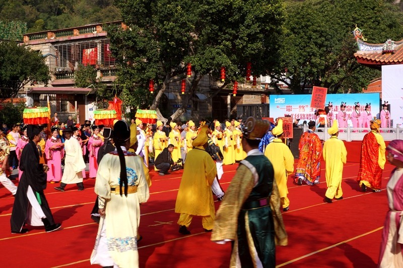 泉州第三届海上丝绸之路国际艺术节九日山仿古祈风仪式