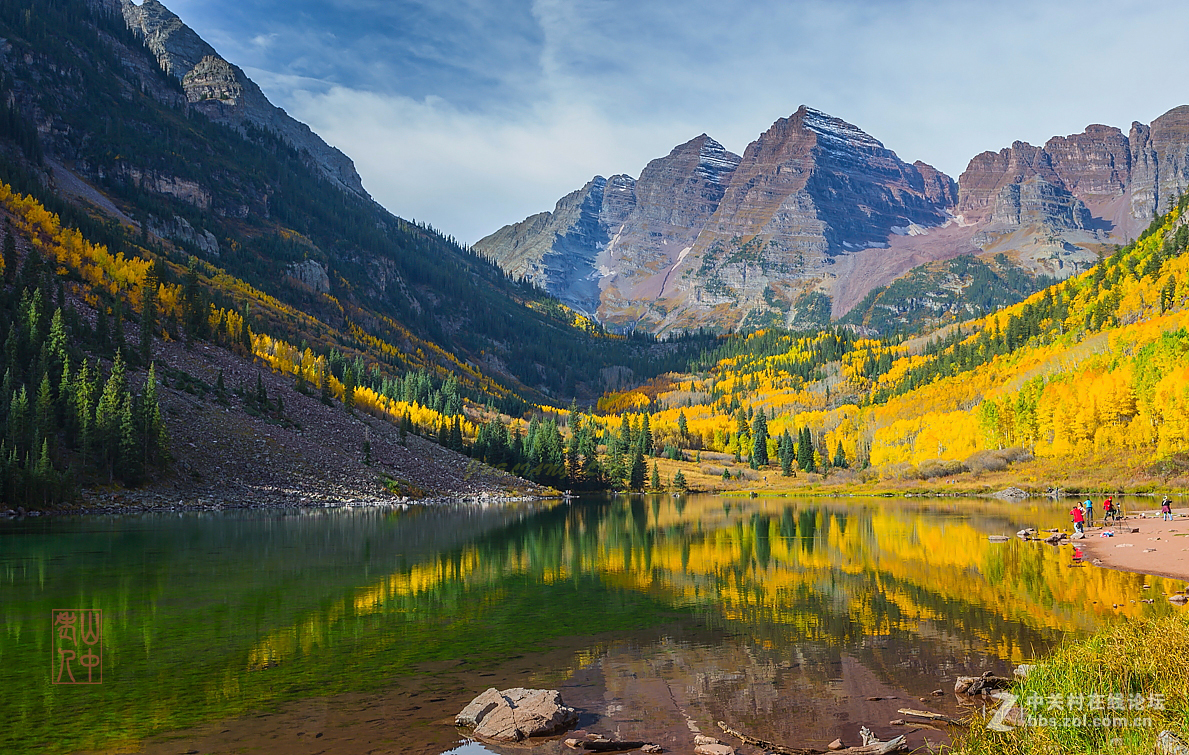 美丽的湖光倒影 人间仙境褐铃山。   6D作品     772