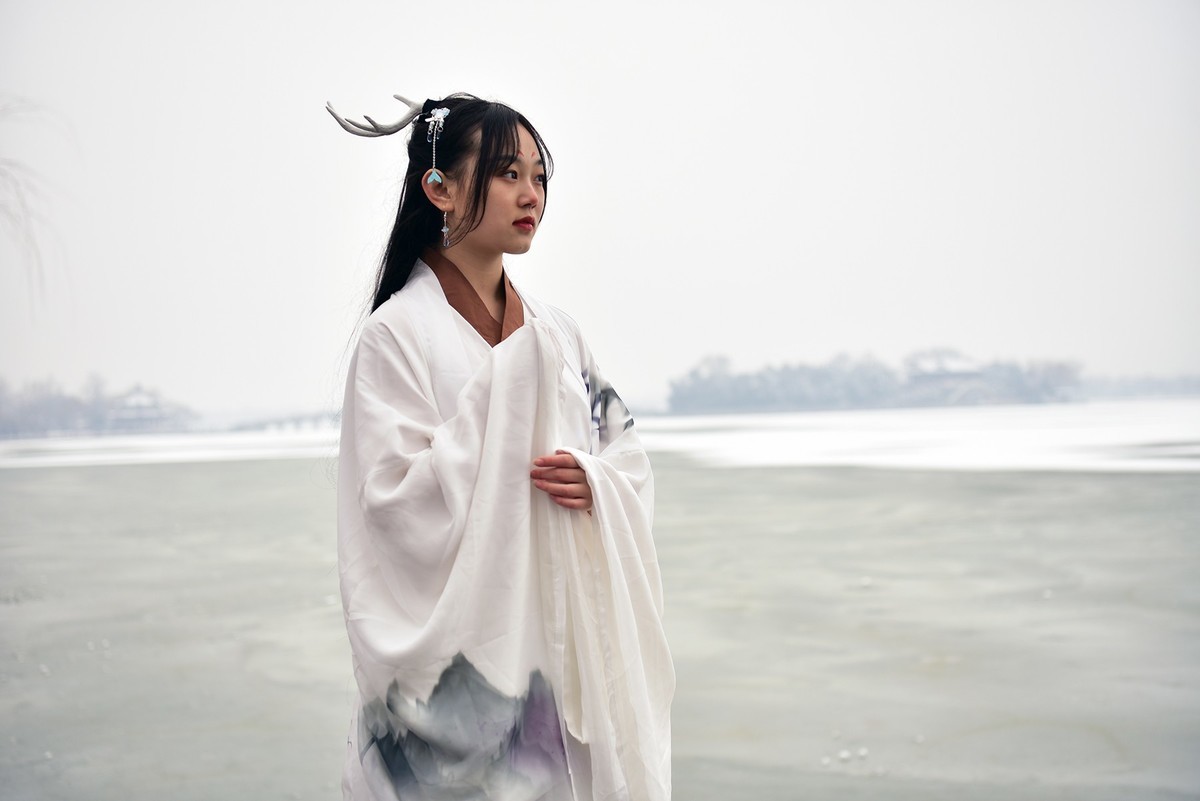 颐和园蹭拍人像—2019年12月16日摄