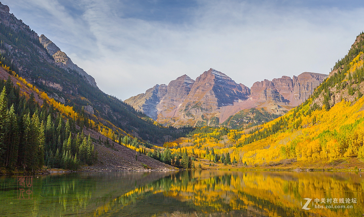 美丽的湖光倒影 人间仙境褐铃山。   6D作品     772