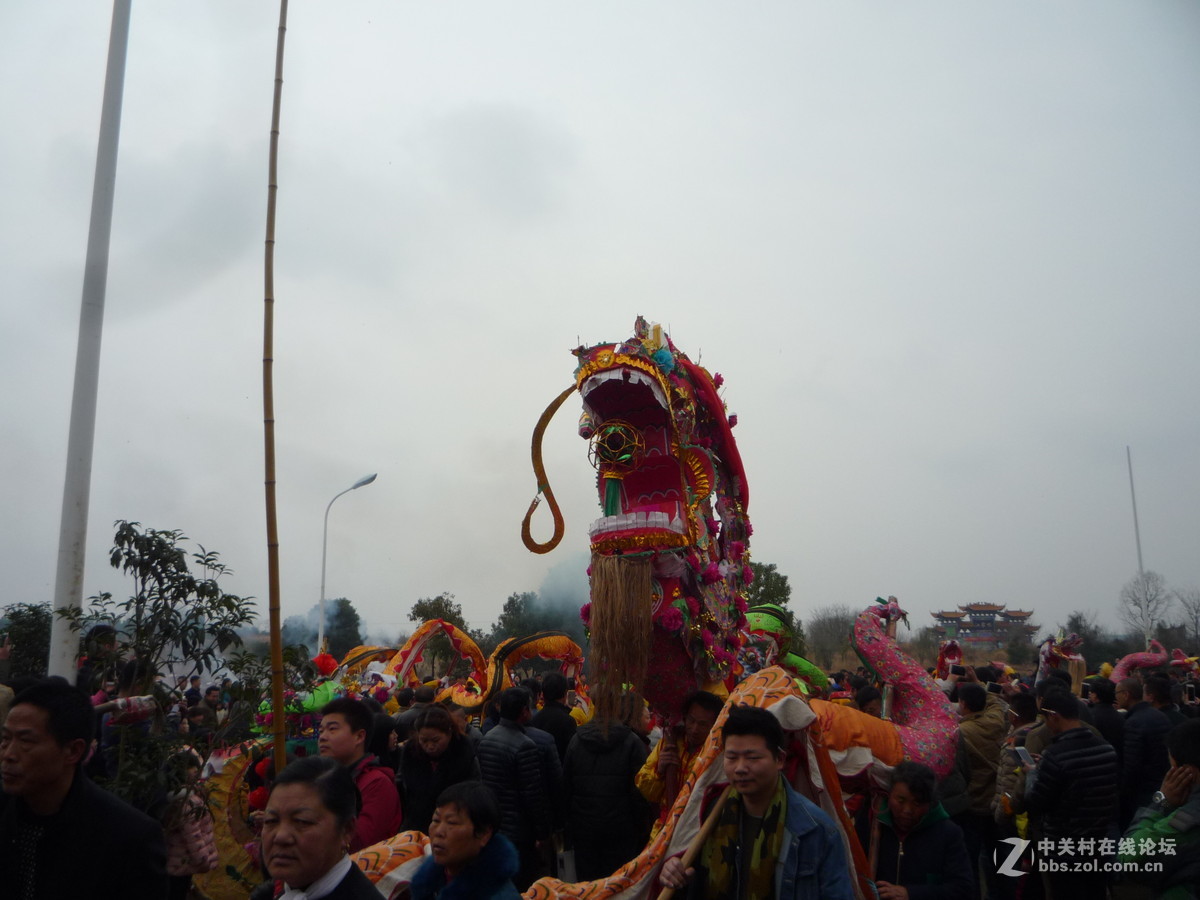 黄陂江家咀的龙灯01