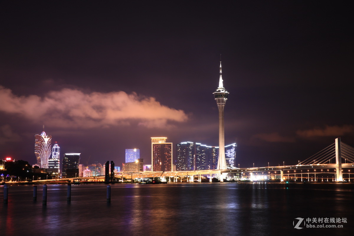 珠海看澳門夜景