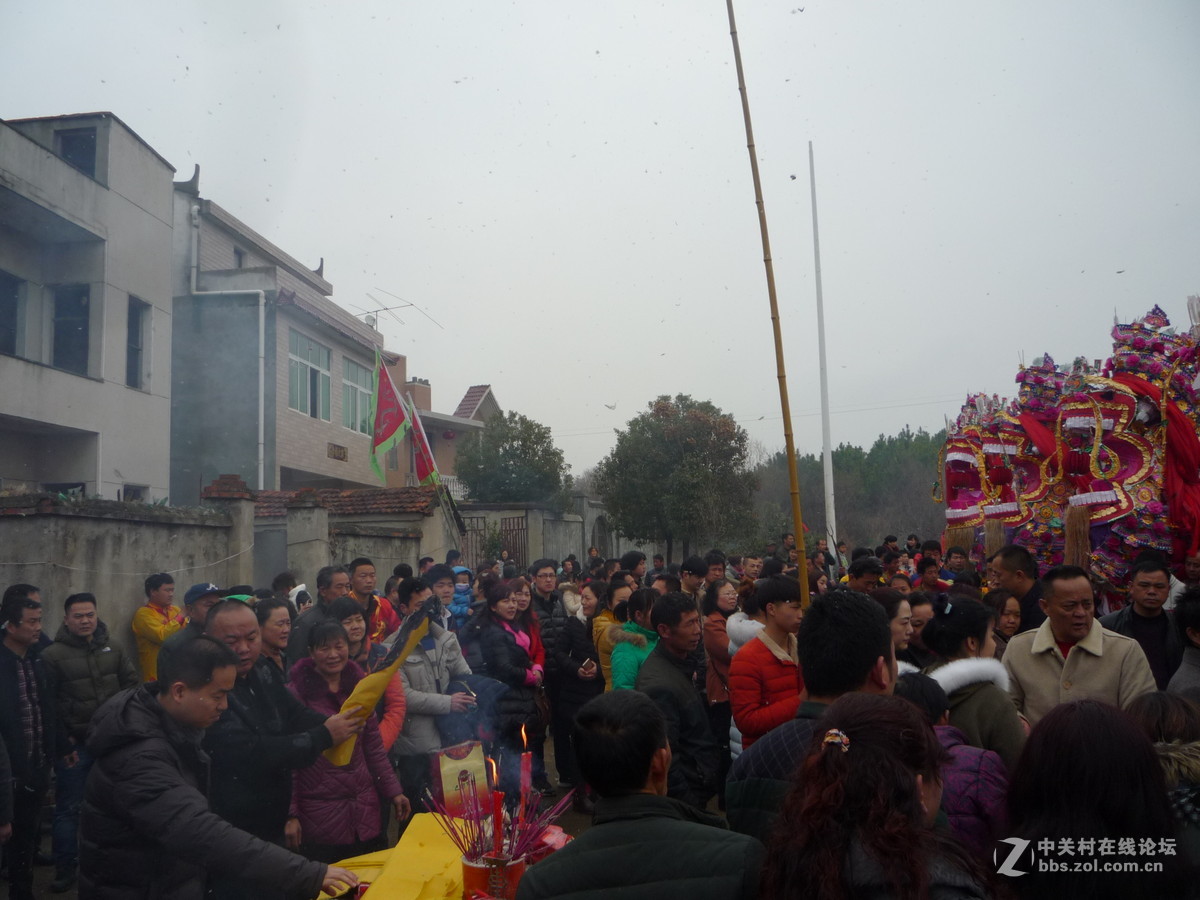 黄陂江家咀的龙灯01