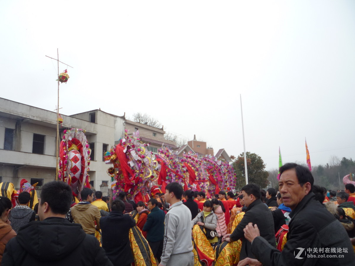 黄陂江家咀的龙灯01