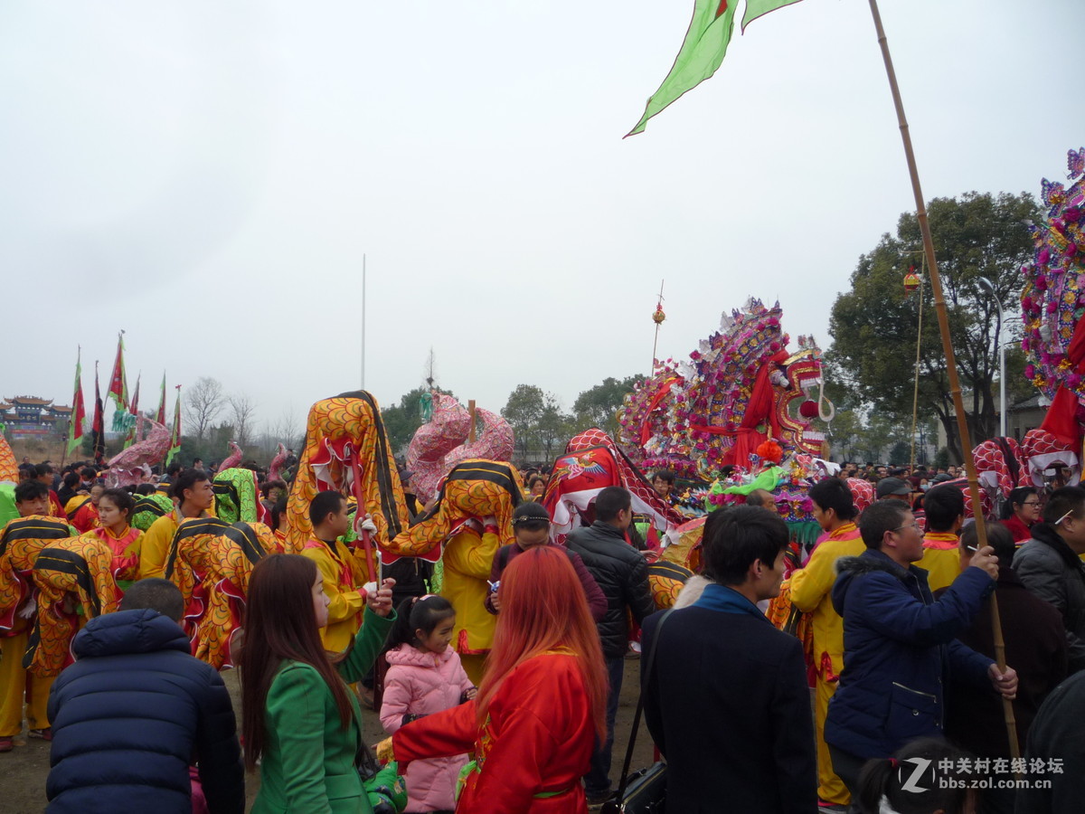 黄陂江家咀的龙灯01