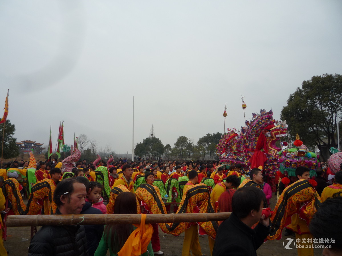 黄陂江家咀的龙灯01