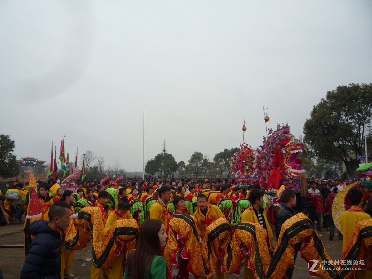 黄陂江家咀的龙灯01