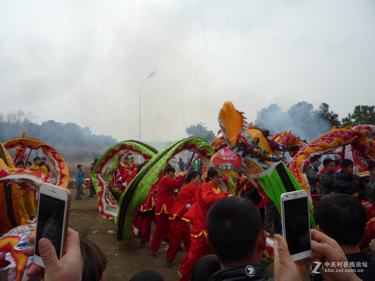 黄陂江家咀的龙灯01