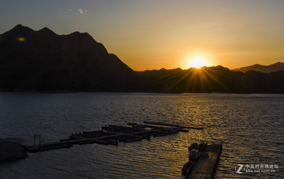 易水湖摄游2--日落易水湖