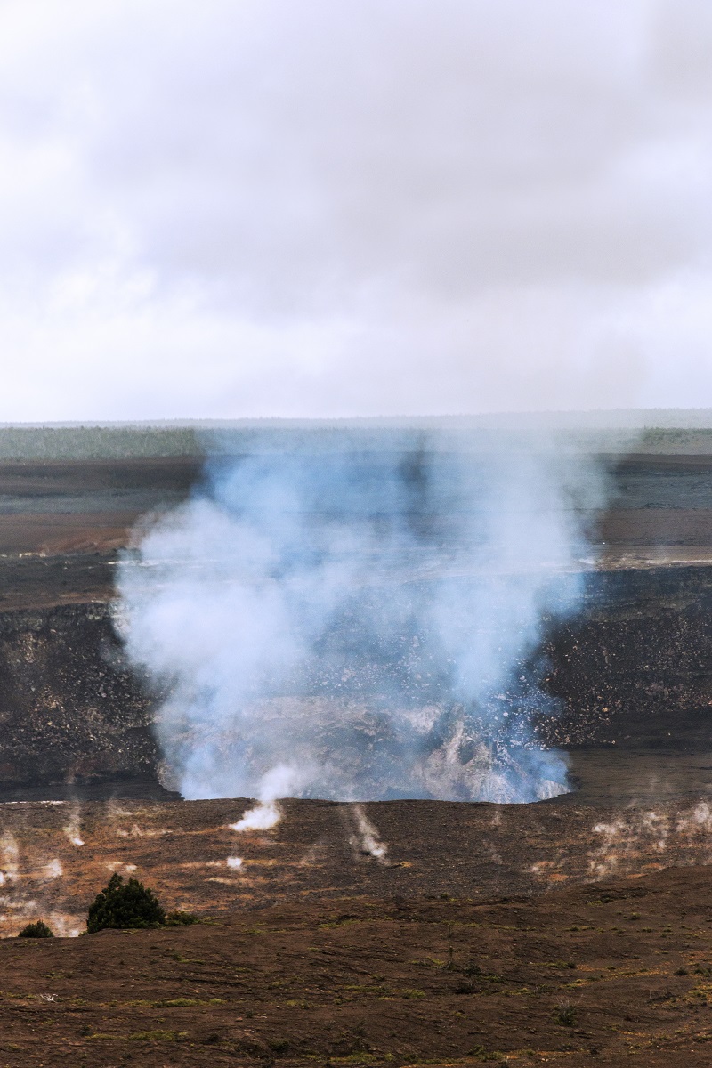 走马看花，阿美利加（031）：夏威夷州 · 火山岛 · 远眺基拉韦厄火山口