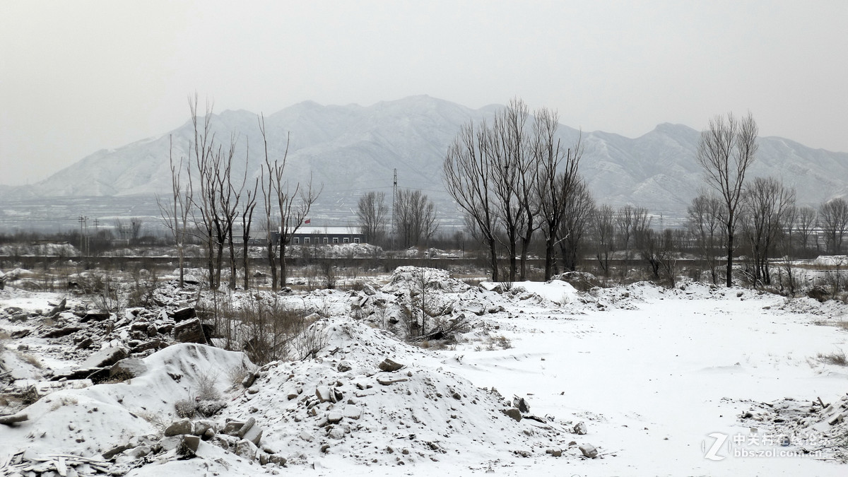 怀来雪景