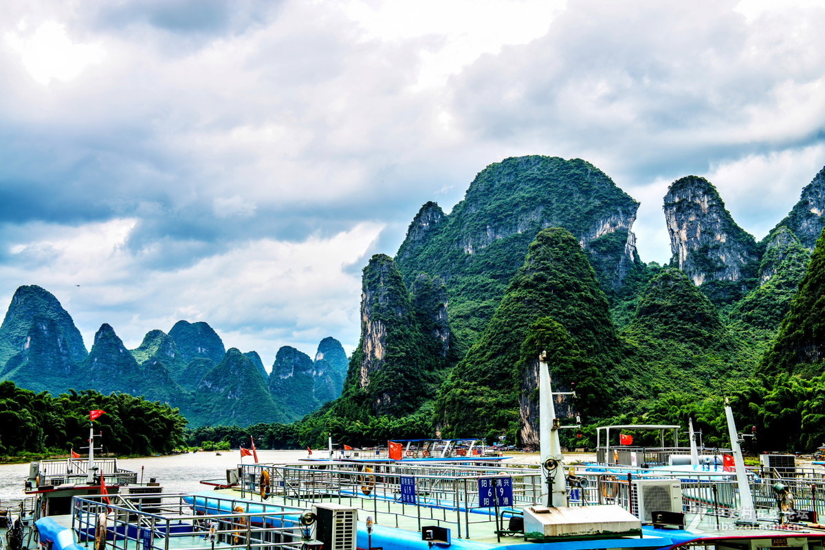 阳朔兴坪码头风景随拍