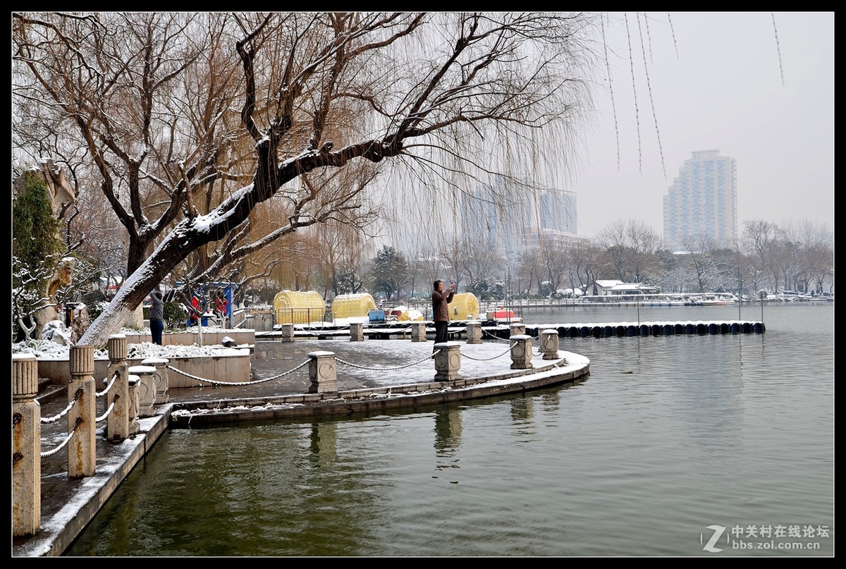雪后莫愁湖二