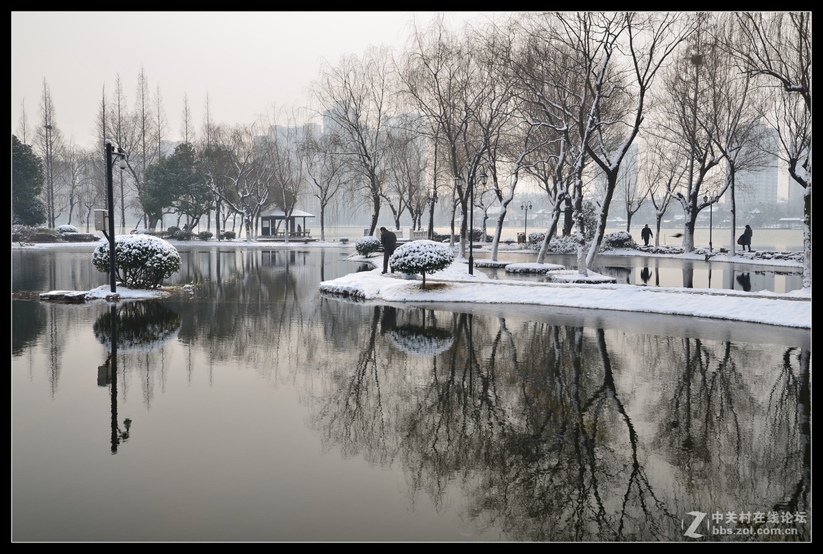 雪后莫愁湖二