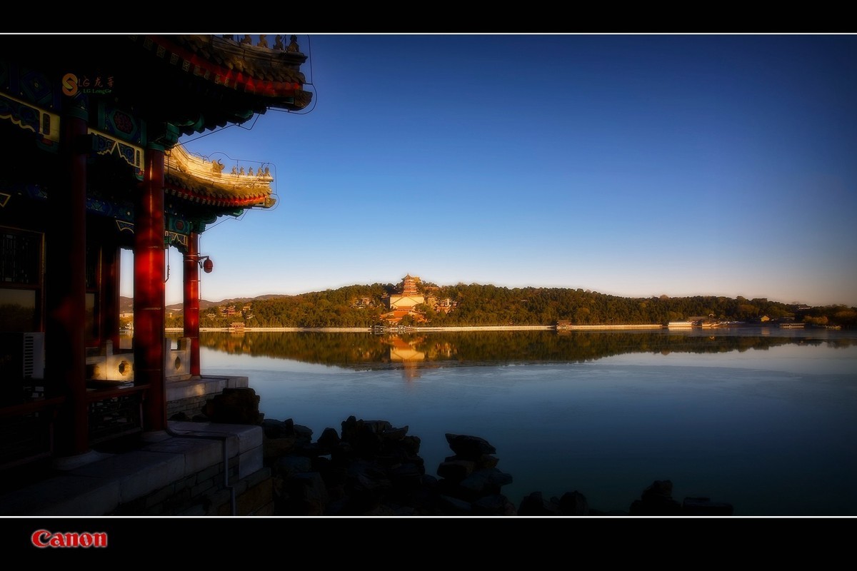 #佳能月赛-冬日精彩# 颐和园十七孔金光