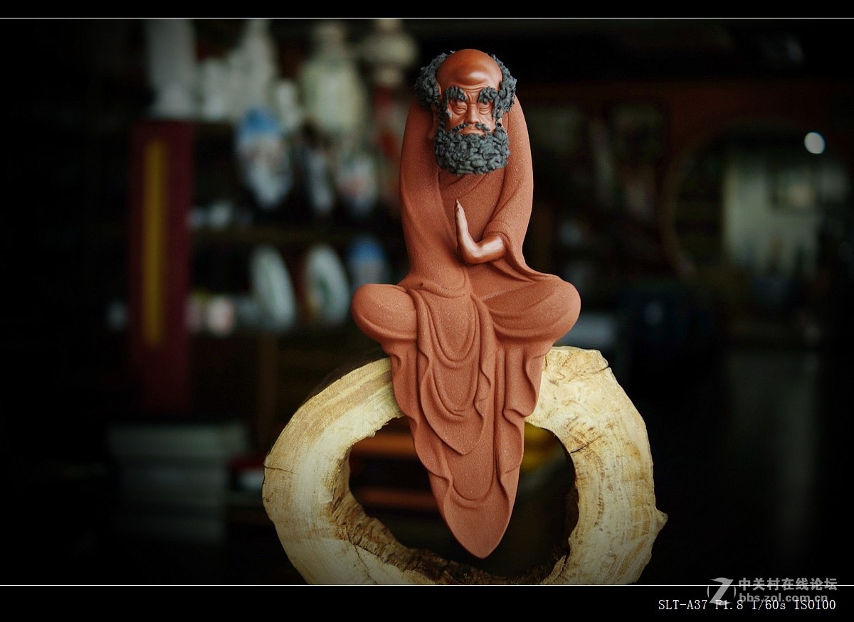 陶塑【达摩、观音、小佛】