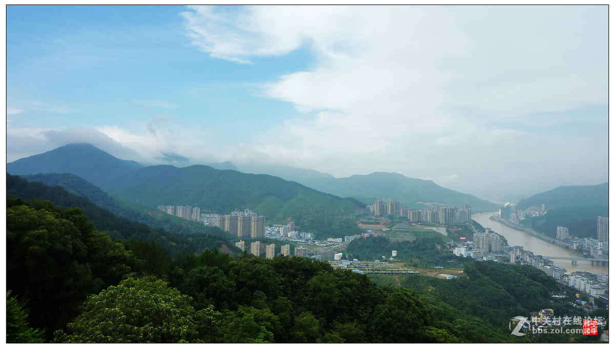 家乡的风景九峰山风光