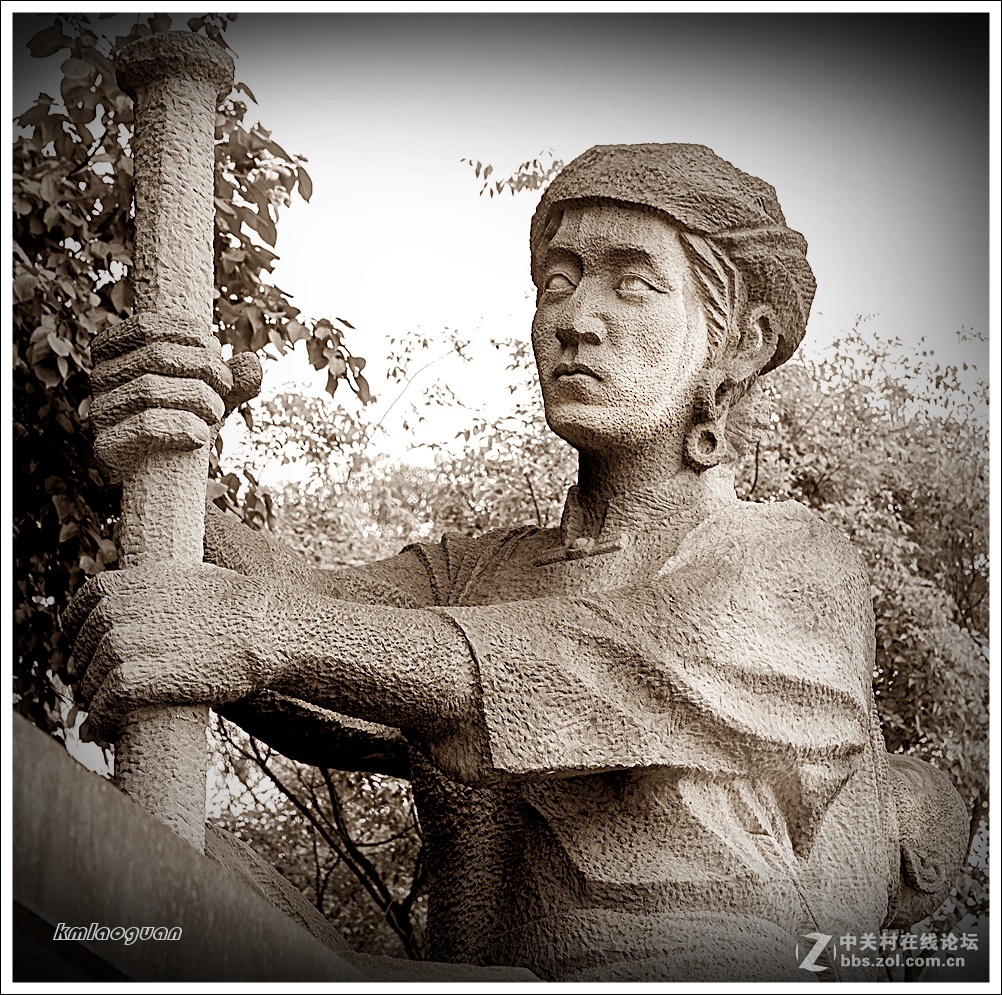 滇缅公路纪念碑雕塑速写