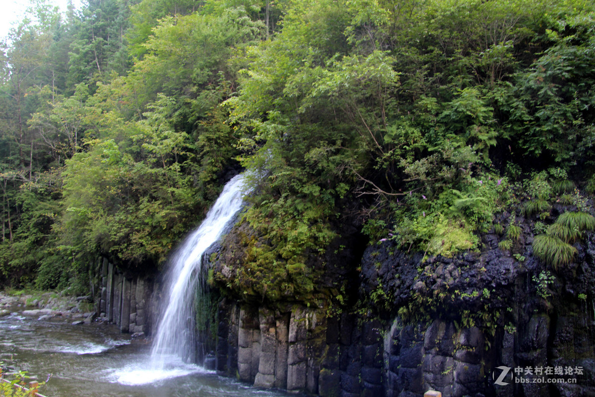 长白山（南坡）游拍——望天鹅景区之飞流瀑布