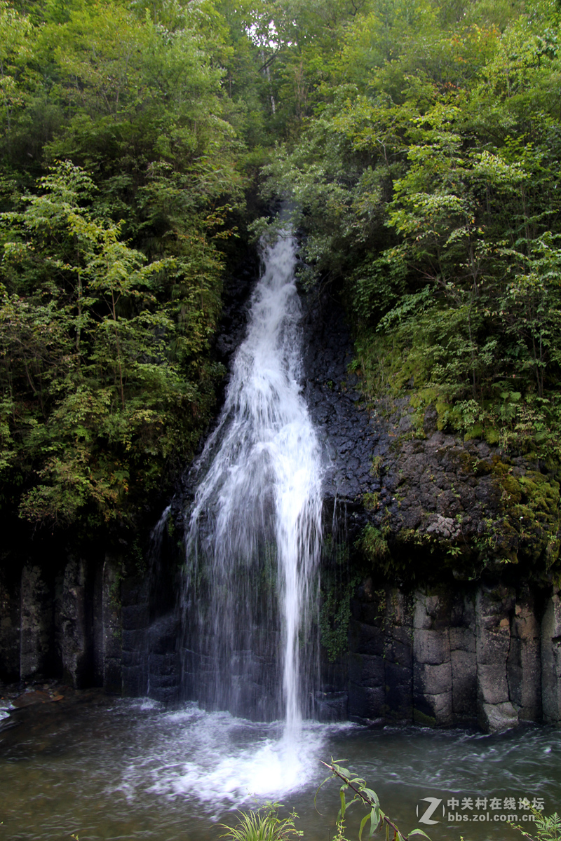 长白山（南坡）游拍——望天鹅景区之飞流瀑布