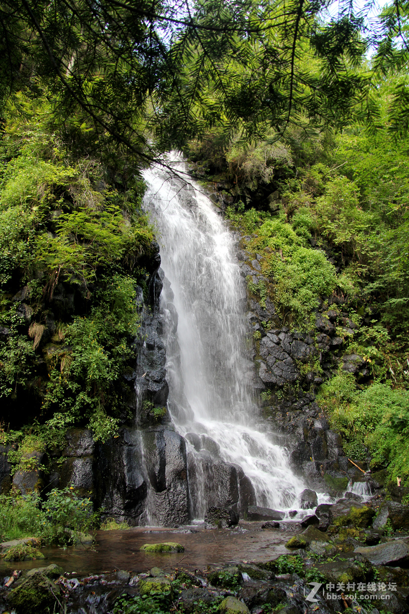 长白山（南坡）游拍——望天鹅景区之飞流瀑布